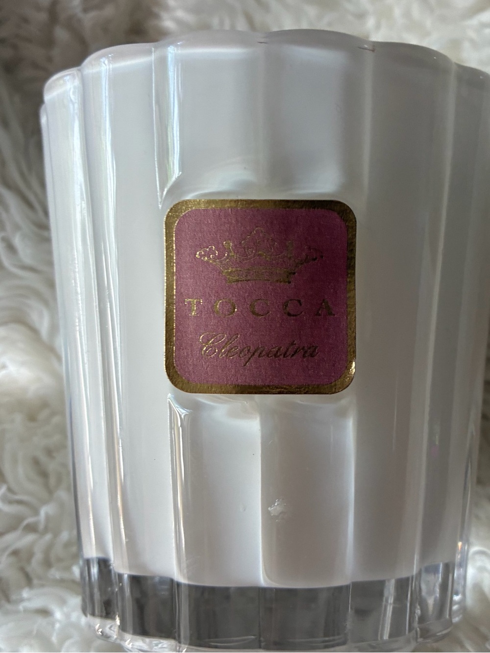 Tocca Candela Cleopatra Scented Candle 10 oz Lit Once Quickly